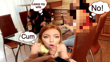 Долбит жену друга в ротик