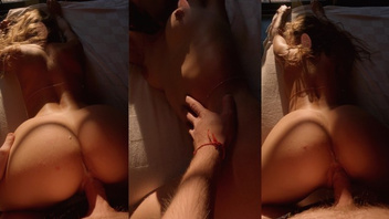 Отлично  пробует ее дыру хуем