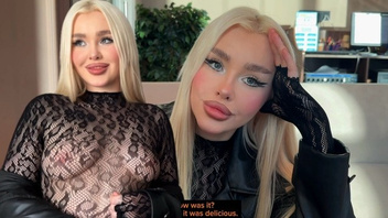 Шлюшка Блондесса (Blondessa) в домашнем сексе