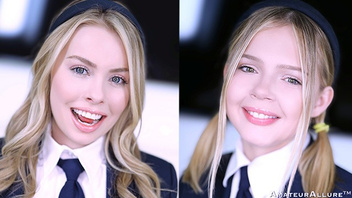 Телочка сосет и вылизывает яички