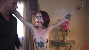 Жесткая ебля в ротик и в анальную дыру