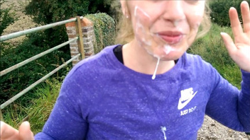 На свежем воздухе отодрал бабу