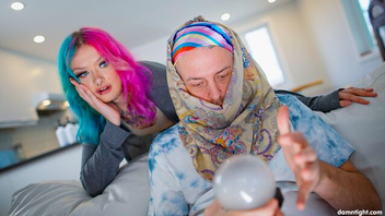 Хорошенько трахнул неформальную телочку