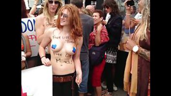 Митинг топлес